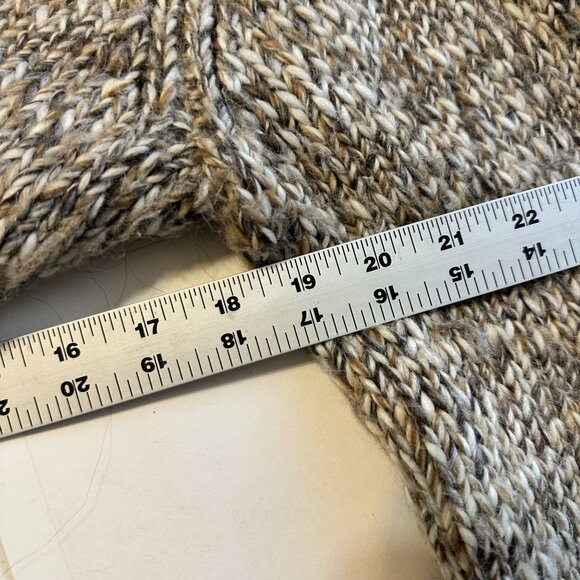 Eddie Bauer Womens Wool Blend Cardigan Shawl Collar Sweater Medium Open Knit - Picture 6 of 8